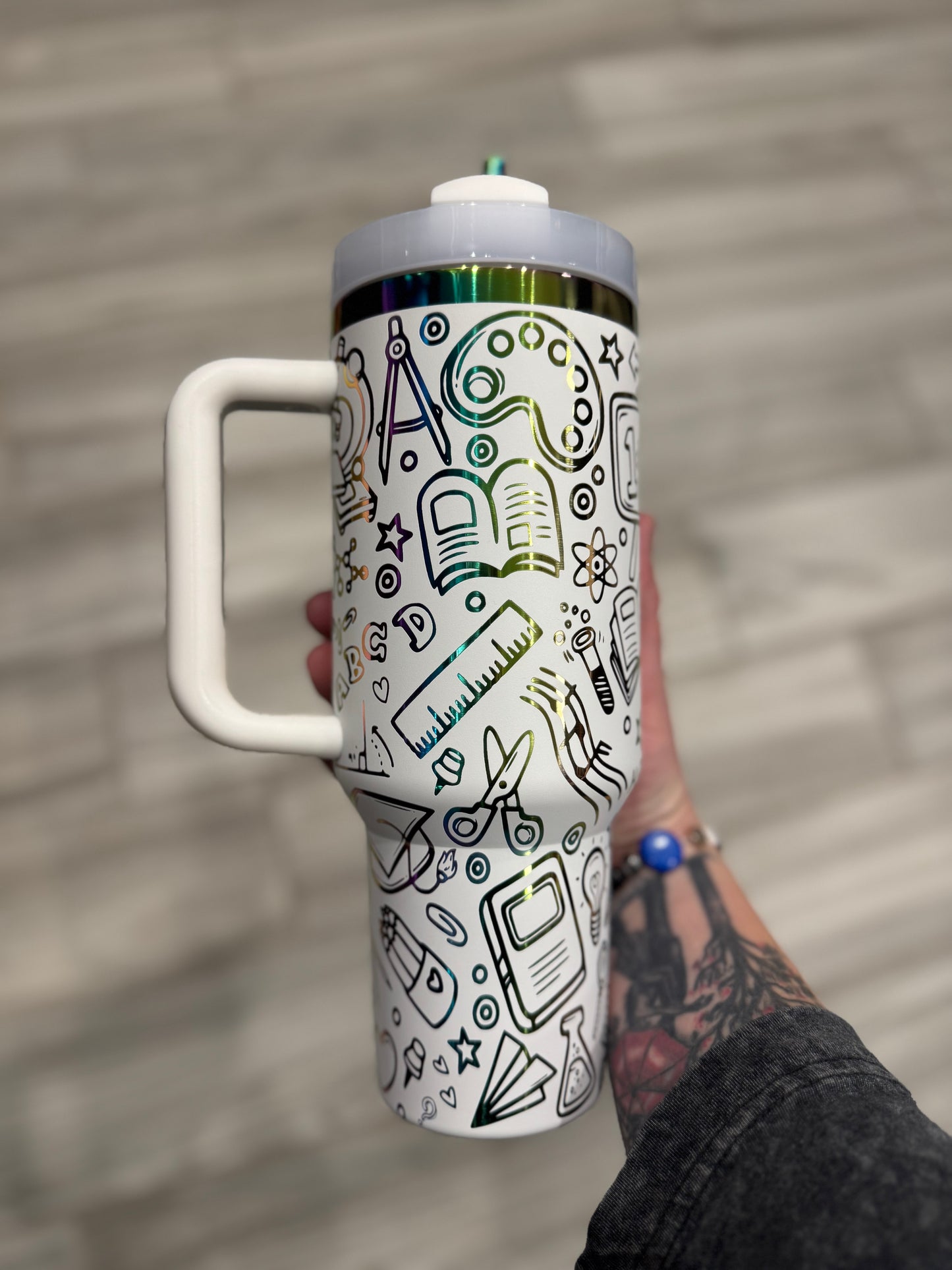 Teacher Doodle Tumbler