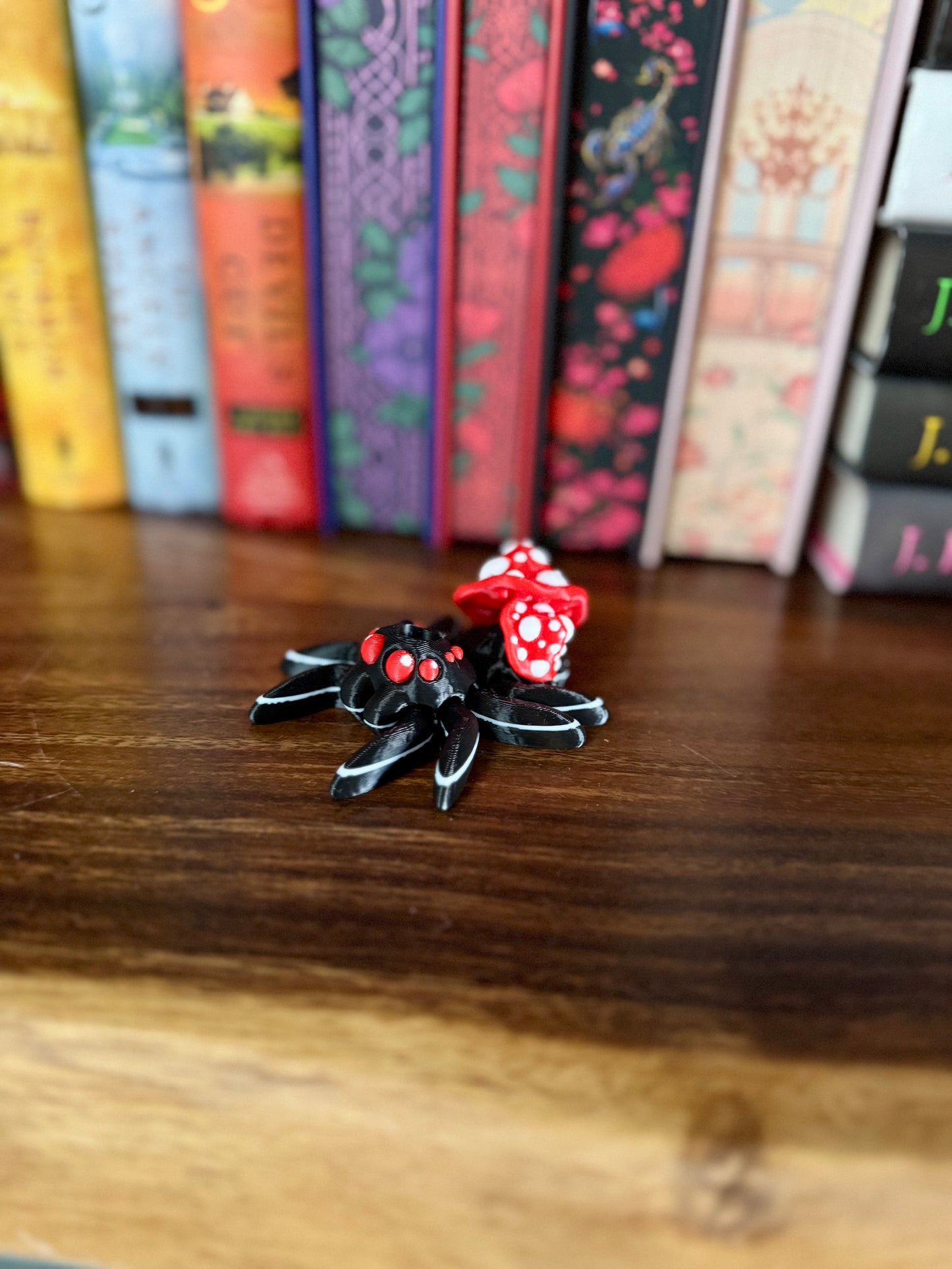 Mushroom Spider Straw Topper