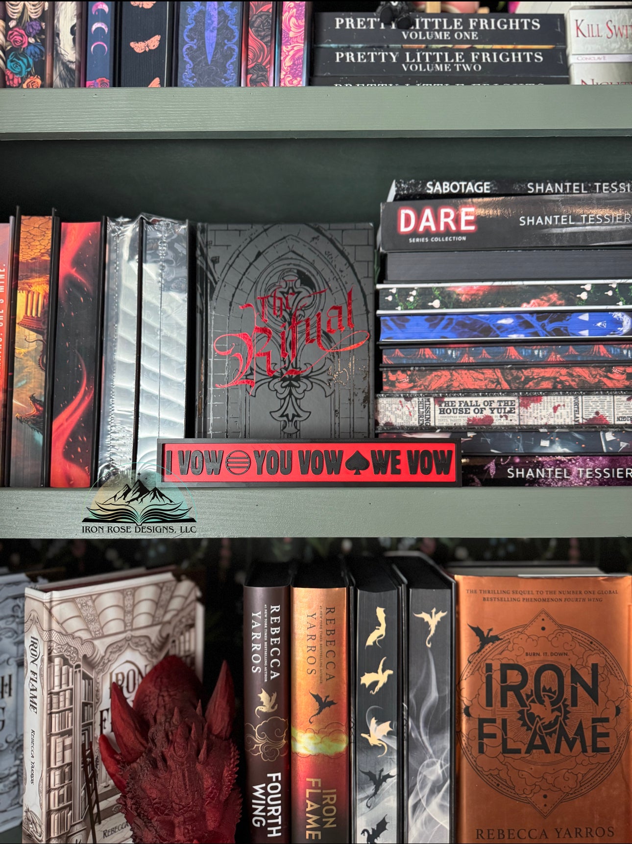 I Vow You Vow Street Bookshelf Sign