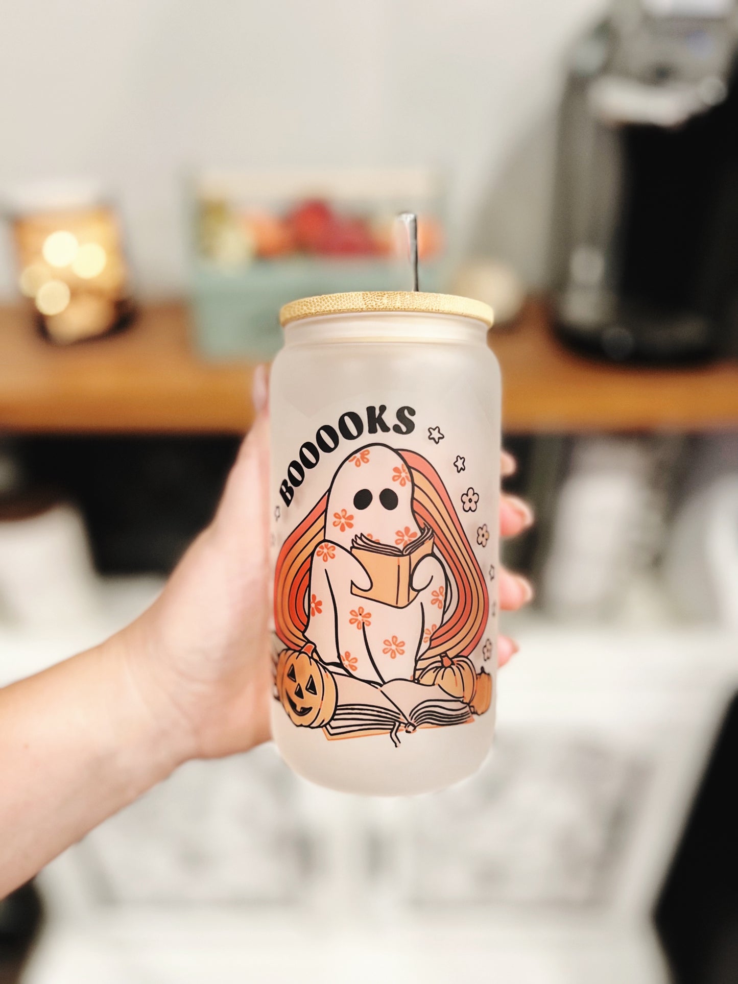 Boooks Beer Can Glass