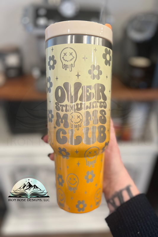 Overstimulated Moms Tumbler