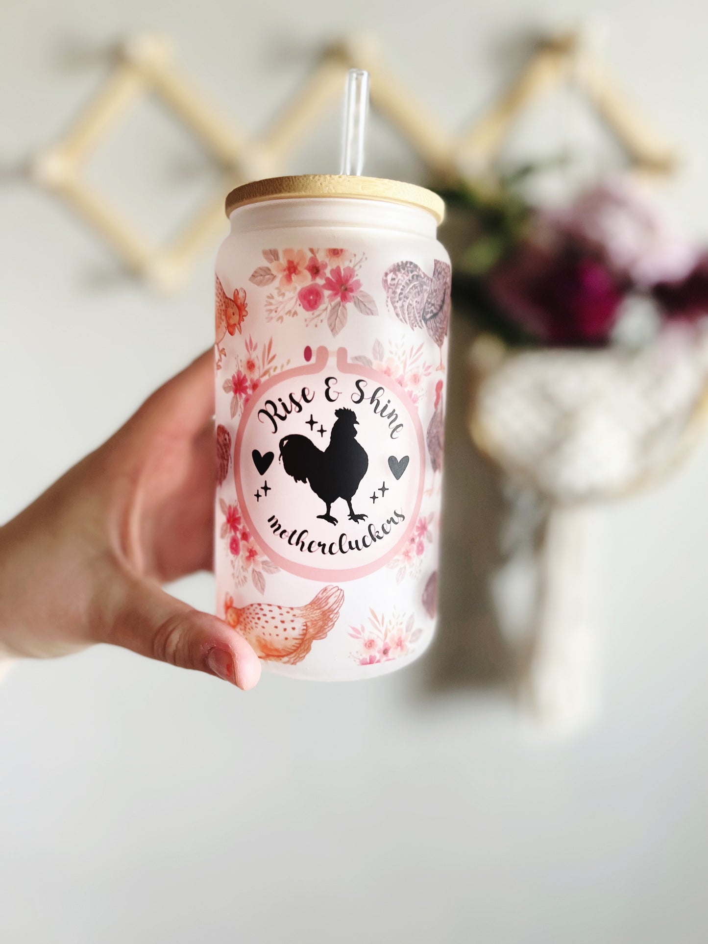 Rise & Shine Beer Can Glass