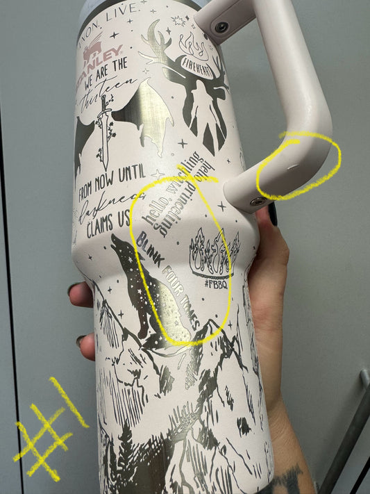 Mess up Discounted Tumblers! Read description