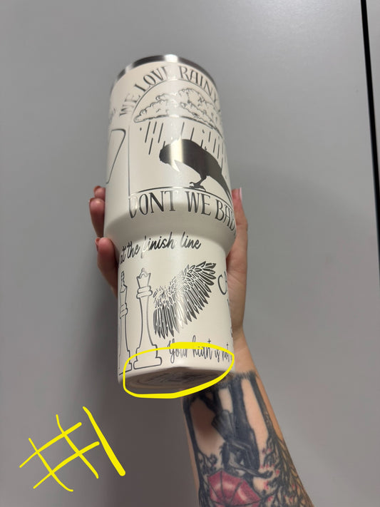 Mess up Discounted Tumblers! Read description