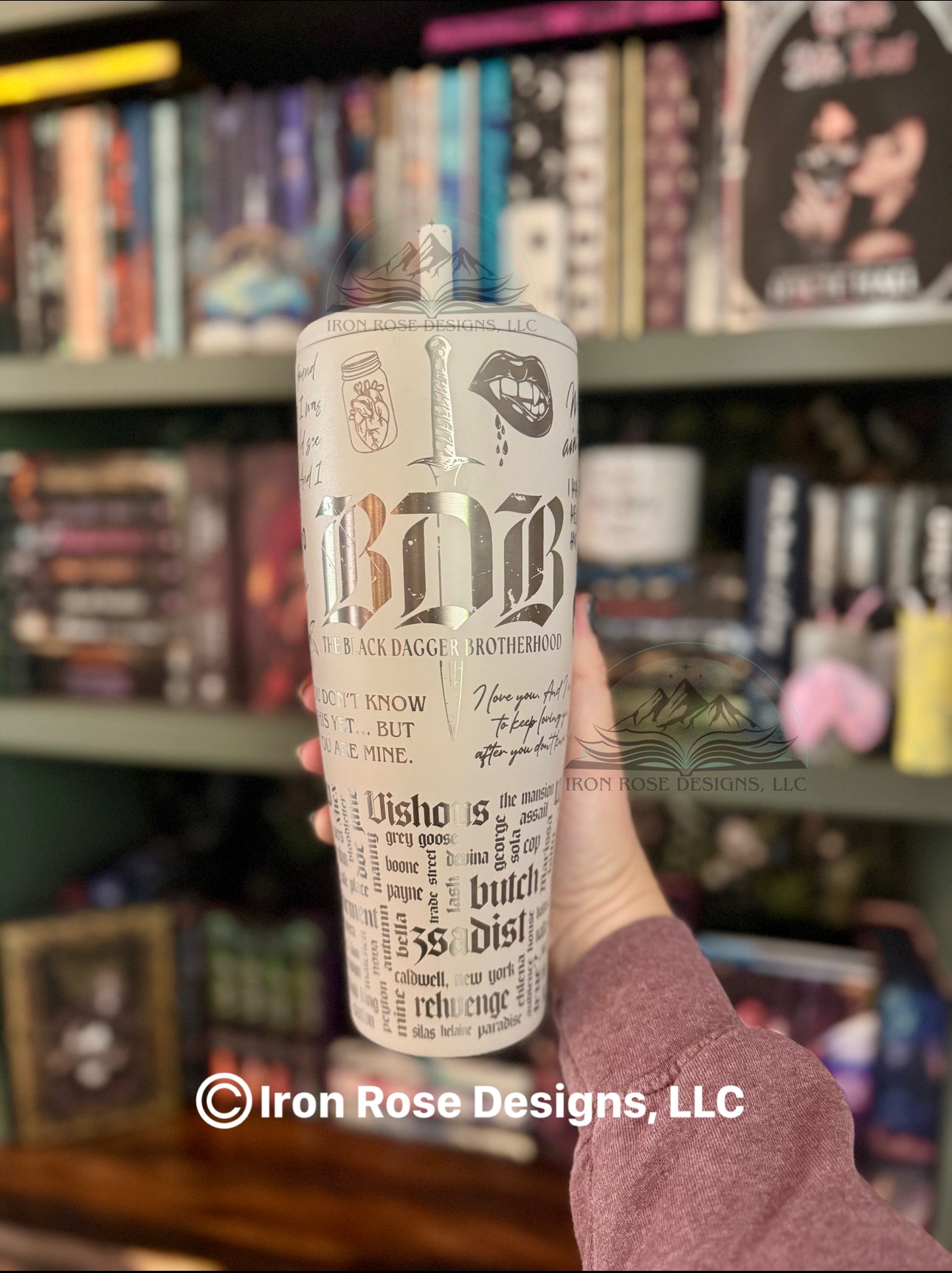 Black Dagger Brotherhood Licensed Tumbler