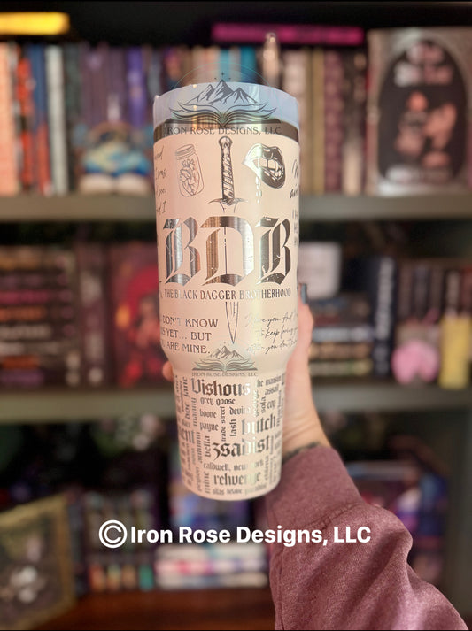 Black Dagger Brotherhood Licensed Tumbler