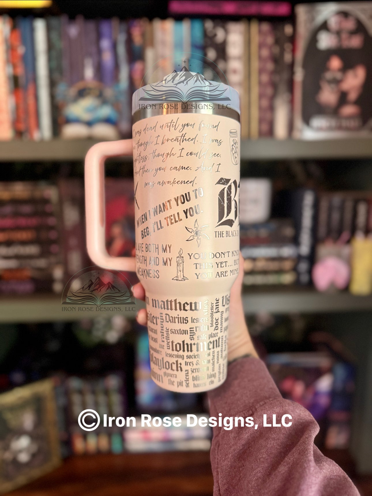 Black Dagger Brotherhood Licensed Tumbler
