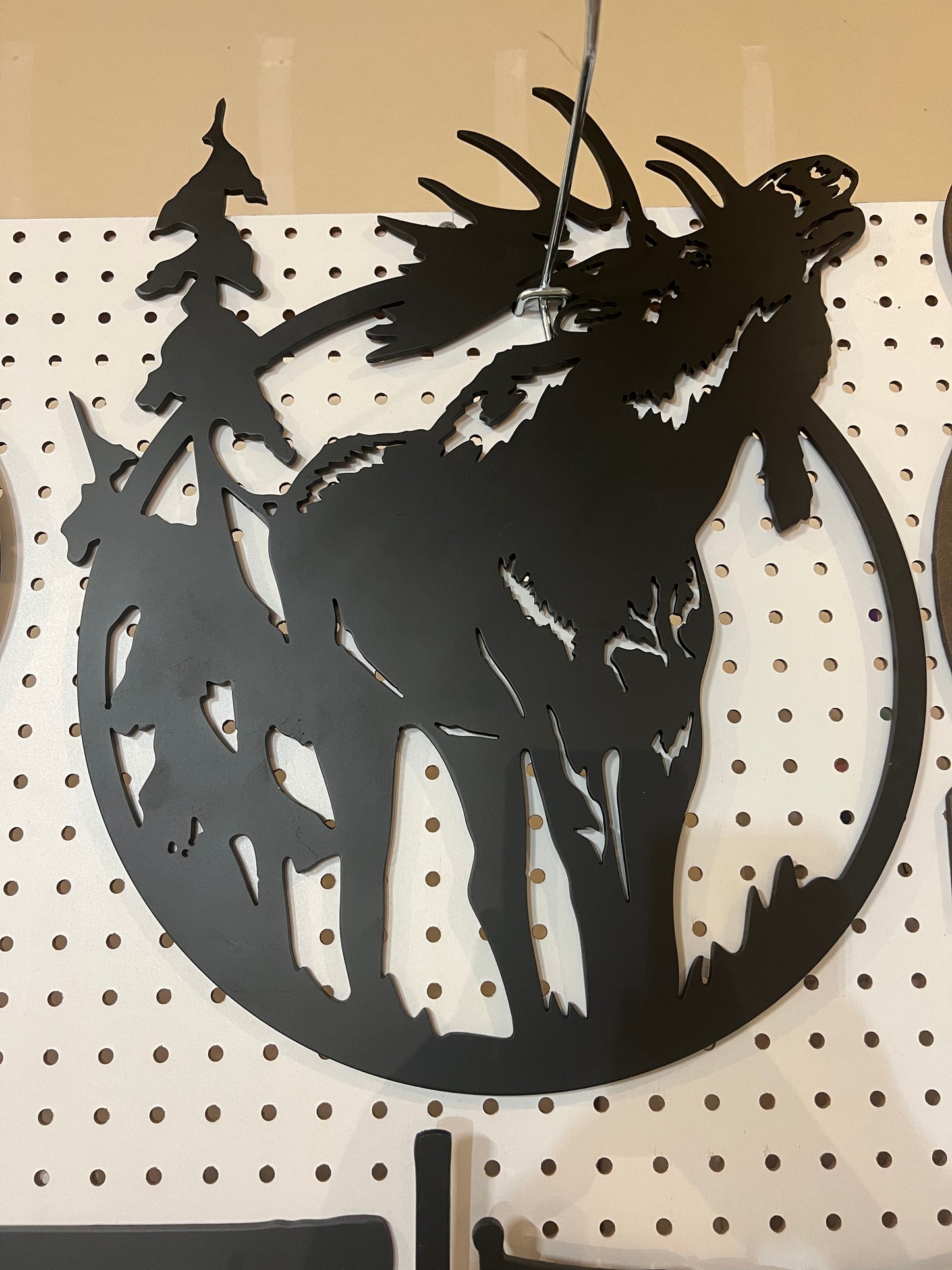 Moose Steel Sign