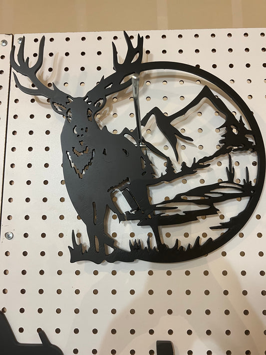 Deer Steel Sign